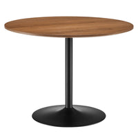 Modway Amuse 40" Dining Table - Black Walnut-Modern Dining Table