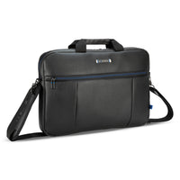 Nextech 17.3" Laptop Bag - Black-Designed with two zippered compartments to keep your essentials organized