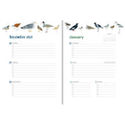 High Note 2027 Monthly Softcover Planner - 7-3/4" x 9-3/4" - Orders of the Animals - English-Full-month overview grids & full-week calendar spreads 