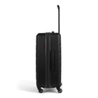 Swiss Mobility 3-Piece ABS Hardside Luggage Set - ABS - Black-Grab And Go: The AHB Collection has a comfortable handle on the top to easily remove the suitcase from baggage carousels or cars, 24" and 28" models have a handle on the side for heavier loads and rigid feet to add stability and protect the hard-shell