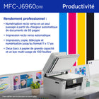 Brother - MFC-J6960DW Imprimante tout-en-un à jet d’encre couleur sans fil INKvestment avec impression au format 11 po x 17 po et écran tactile couleur de 3,5 po-Qualité d’impression professionnelle. Notre système de détection automatique PerfectPrint assure une qualité d’impression fiable et constante et des impressions nettes et précises qui vous donneront entière satisfaction
