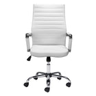 Zuo Primero Office Chair - White-Plush and durable faux leather fabric