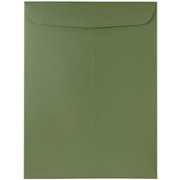 JAM Paper 9" x 12" Open End Catalog Envelopes, Olive Green, 25 Pack (31287534)-9" x 12"