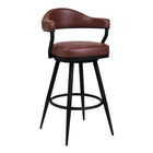 Armen Living - Justin Tabouret de Bar Pivotant de 76 cm de Hauteur en Similicuir Café Vintage avec Pieds en Métal Noir-Il n’est pas toujours facile de concevoir l’assise parfaite pour nos clients, mais nous nous efforçons constamment de proposer des idées innovantes pour offrir la meilleure expérience utilisateur.

En intégrant ces fonctionnalités, nous cherchons à dépasser vos attentes et à garantir un confort optimal. La fonction pivotante fluide à 360 degrés assure une mobilité maximale, tandis que son m