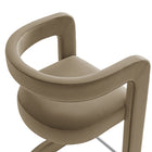 Modway - Winslow Performance Velvet Tabouret de comptoir - Taupe-8