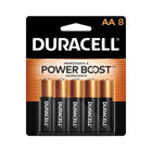 Duracell Coppertop AA Alkaline Batteries - 8 Pack-FORMULATED WITH POWER BOOST INGREDIENTS: AA batteries contain patented POWER BOOST Ingredients which deliver lasting performance in your devices