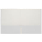 Staples - Portefeuille à 2 pochettes - Lot de 25 - Blanc-paquet de 25