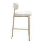 Zuo Aurea Barstool - Light Grey - Set of 2-3 year limited warranty