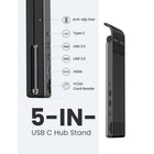 UGREEN 5-in-1 Laptop Stand & Docking Station-Output: 2x USB 3.0 A, 1x HDMI, 1x SD/TF.