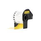 Brother Continuous Film Tape, 2.4", Yellow, DK2606-The DK2606 Black Print on Yellow Continuous Film Tape is designed for use with the QL-500 and QL-550