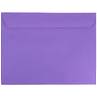 JAM Paper 9" x 12" Booklet Envelopes, Violet Purple Recycled, 25 Pack (1531752)-Violet Purple Recycled Booklet Envelopes