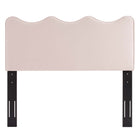 Modway Athena Performance Velvet Twin Headboard - Pink-Multiple Mounting Positions