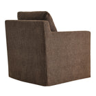 Modway - Serene Revêtement en tissu Fauteuil pivotant - Mocha-Glissières de plancher sans marquage