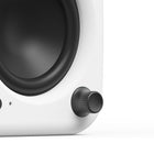 Kanto Powered Desktop Speakers with USB-C, RCA, Bluetooth 5.3 and Headphone Out - Chalk - 2 Pack-1/4"-20 rear mounting hole