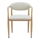 Zuo Zens Dining Chair - Quill Grey - Set of 2-Armrest support
