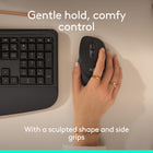 Logitech Signature Comfort Plus M850 L Wireless Mouse - Black-Works on nearly any platform: Compatible with Windows, macOS, Chrome OS, Linux, ipadOS and Android, one mouse for all your devices and desk setups