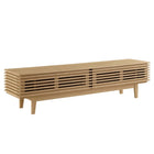 Modway Render 71" TV Stand - Oak-Mid-Century Modern TV Stand
