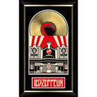 Led Zeppelin Mothership Music Cover with Gold Vinyl - Framed Print - 19" x 31"-Premium music memorabilia