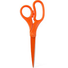 JAM Paper Heavy Duty Multi-Purpose Precision Scissors - 8" - Orange-All-Purpose Straight Blade Scissors | Colour: Orange