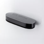 Quartet Magnetic Oval Whiteboard Eraser - Grey-EFFECTIVE: The eraser swiftly wipes away marker ink, preventing stains and ghosting. The soft bristles also collect any fine dust particles left behind.