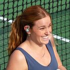 JLab Go Air Sport True Wireless Earbuds - Light Blue-Freedom of Bluetooth 5.1 with upgraded antenna