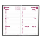 Brownline 2027 Weekly Pocket Planner - 4-3/4" x 3" - Assorted Colours-Tear-off corners