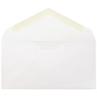 JAM Paper Enveloppes livret Strathmore en papier vélin avec fermeture gommée, 3 7/8 x 7 1/2 po, blanc brillant, 1000/pqt-Taille : Mini (3 7/8 x 7 1/2 po)