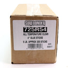 Surebonder Full Size 4" Clear Hot Glue Stick - 5 lb-Glue sticks measure 4"