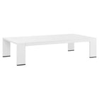Modway - Tahoe Terrasse extérieure Aluminium revêtu en poudre Table basse - Blanc-Table basse extérieure sur patio