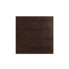 Modway Lippa 24" Square Wood Dining Table - Black Cherry Walnut-Seats 2