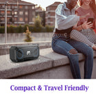 MyBat Outback Portable Rugged Waterproof Outdoor Wireless Speaker - Black-Portable and Lightweight: Designed for easy transport, suitable for on the go lifestyles.​