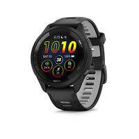 Garmin - Forerunner 265, lunette et boîtier noirs avec bracelet en silicone noir/gris poudre-Le score de preparation à l'entraînement est base sur la qualite du sommeil, la recuperation, la charge d'entraînement et le statut HRV pour determiner si vous êtes prêt à aller fort et à tirer le meilleur parti de votre entraînement (les donnees presentees sont destinees à être une estimation precise des mesures suivies)