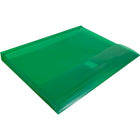 JAM Paper Enveloppes en plastique, fermeture autoagrippante, exp. de 1 po, 9 3/4 x 13 po, vert, 12/pqt-Ouverture : Livret