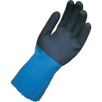 Mapa Professional - Gant Stanzoil Nl34, Taille Grand/9, 12po Lo, Néoprène, Doublure En Coton, 28 Mils, paquet de 6-Style de poignet Dentelé