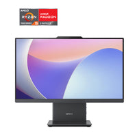 Lenovo - IdeaCentre Ordinateur tout-en-un 23,8 po - AMD Ryzen 5 7535HS - SSD 512 Go - RAM 16 Go - Windows 11 Famille - Bilingue - Gris Luna-Écran : 23,8 pouces FHD IPS 100 Hz, non tactile (1920 x 1080)