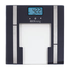 BIOS Living Glass Lithium Body Fat Scale -Measures: 1. Body fat % 2. Muscle weight 3. Bone Mass 4. Body water % 5. BMI 6. Muscle Mass