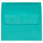 JAM Paper A10 Coloured Invitation Envelopes - 6 x 9.5 - Sea Blue Recycled - 50 Pack-These envelopes are great for sending invitations, greeting cards, RSVP's, thank you cards, gifts for birthdays, graduations, holidays and more