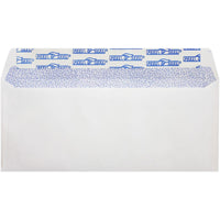Jam Paper #10 24 lb Envelopes with Security Tint and Peel & Seal - 4 1/8" H x 9 1/2" W - White - 250 Pack-Color: White with Security Tint