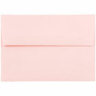 JAM Paper Enveloppes BriteHue A1 en papier recyclé, rose bébé, 250/paquet-Enveloppes BriteHue en papier recyclé rose bébé