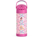 Thermos - Bouteille d'eau isotherme FUNtainer en acier inoxydable - 410 ml - Princesse-Extérieur résistant à la transpiration