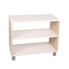 Beleduc Furniture - Torino 2-Layer Classroom Storage Wooden Open Shelf - Natural-2 spacious shelves keep supplies neatly organized