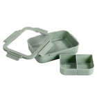 General Supply Goods + Co Plastic Lunch Box with Removable Tray - Sage-Microwave, freezer, and top rack dishwasher safe (lid removed for microwaving)