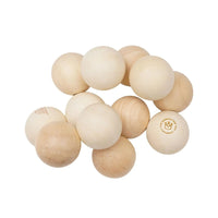 Manhattan Toy Classic Wood Baby Beads-Beads strung together with elastic cord