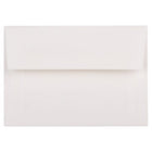 JAM Paper 4Bar A1 Strathmore Invitation Envelopes - 3.625" x 5.125" - Bright White Laid - 50 Pack-Colour: White