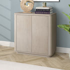 Hudson&Canal Plympton 32"W Accent Cabinet - Alder White-Base, top, and shelves are crafted of sturdy MDF in an Alder White finish