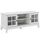 Modway Isle 47" TV Stand - White-Contemporary Coastal 47" TV Stand