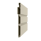 Suncast Modernist Storage Shed - 7' x 7' - Vanilla/Dove Grey-Functional vents for air circulation.