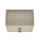 Manhattan Comfort Evelyn 32" Modern 3-Drawer Nightstand 2-Piece Set - Natural-30 Day Limited Manufacturer's Warranty