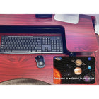 Ashley Productions Smart Poly Computer Mouse Pad - Everyone is Welcome in our Space - 6 Pack-Pack of 6 Non-Slip, Fabric Mouse Pads