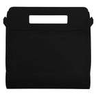 JAM Paper - Boîte à lunch en plastique - 4 3/4 po x 7 3/4 po x 4 3/4 po - Noir -Taille: 4 3/4 x 7 3/4 x 4 3/4 pouces